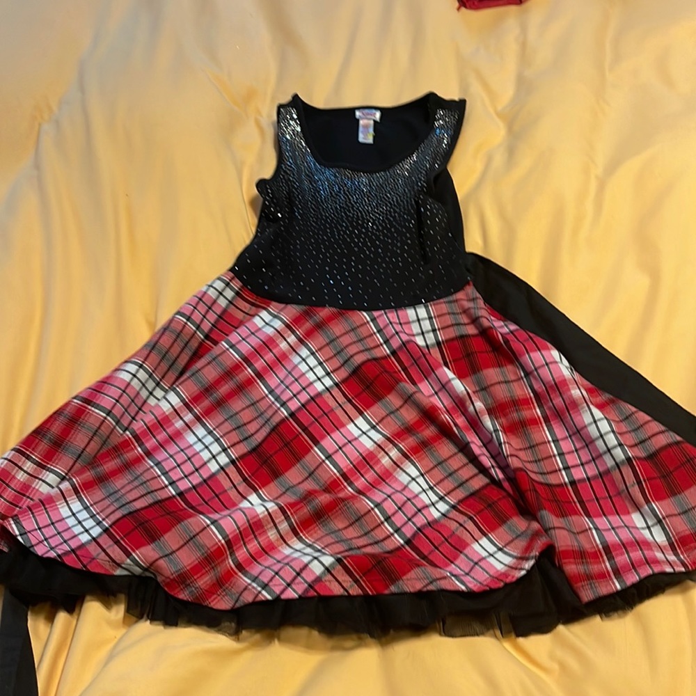 Party dress size 10 little girl by Justice